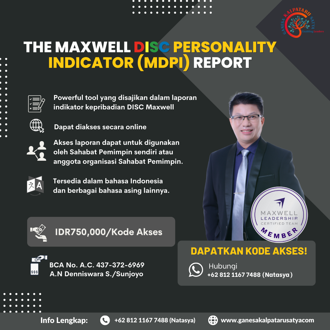 The Maxwell disc personality indicator (MDPI) Report