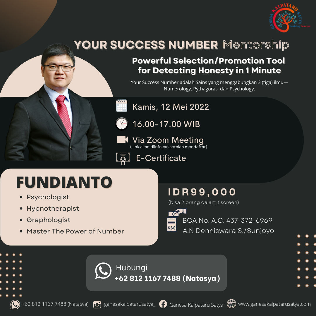 Powerful Selection/Promotion Tool for Detecting Honesty in 1 Minute