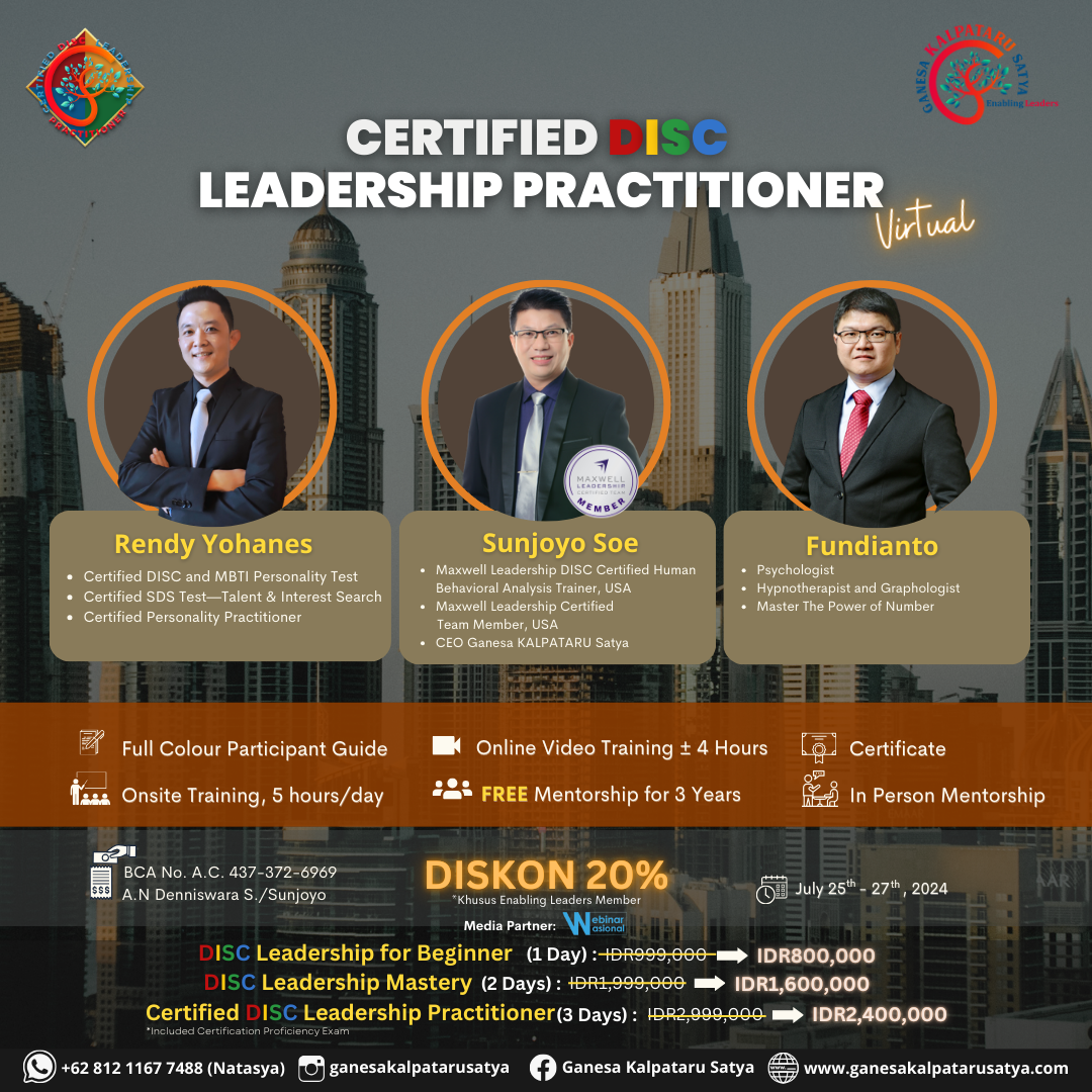 Certified DISC Leadership Practitioner (CDLP)