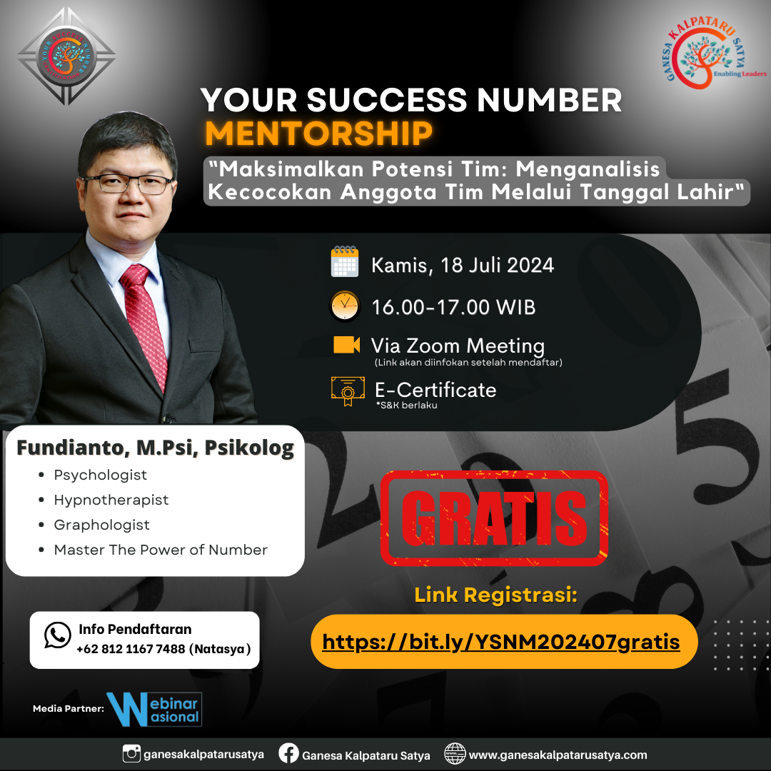 Your Success Number Mentiorship: Maksimalkan Potensi Tim - Menganalisis Kecocokan Anggota Tim Melalui Tanggal Lahir