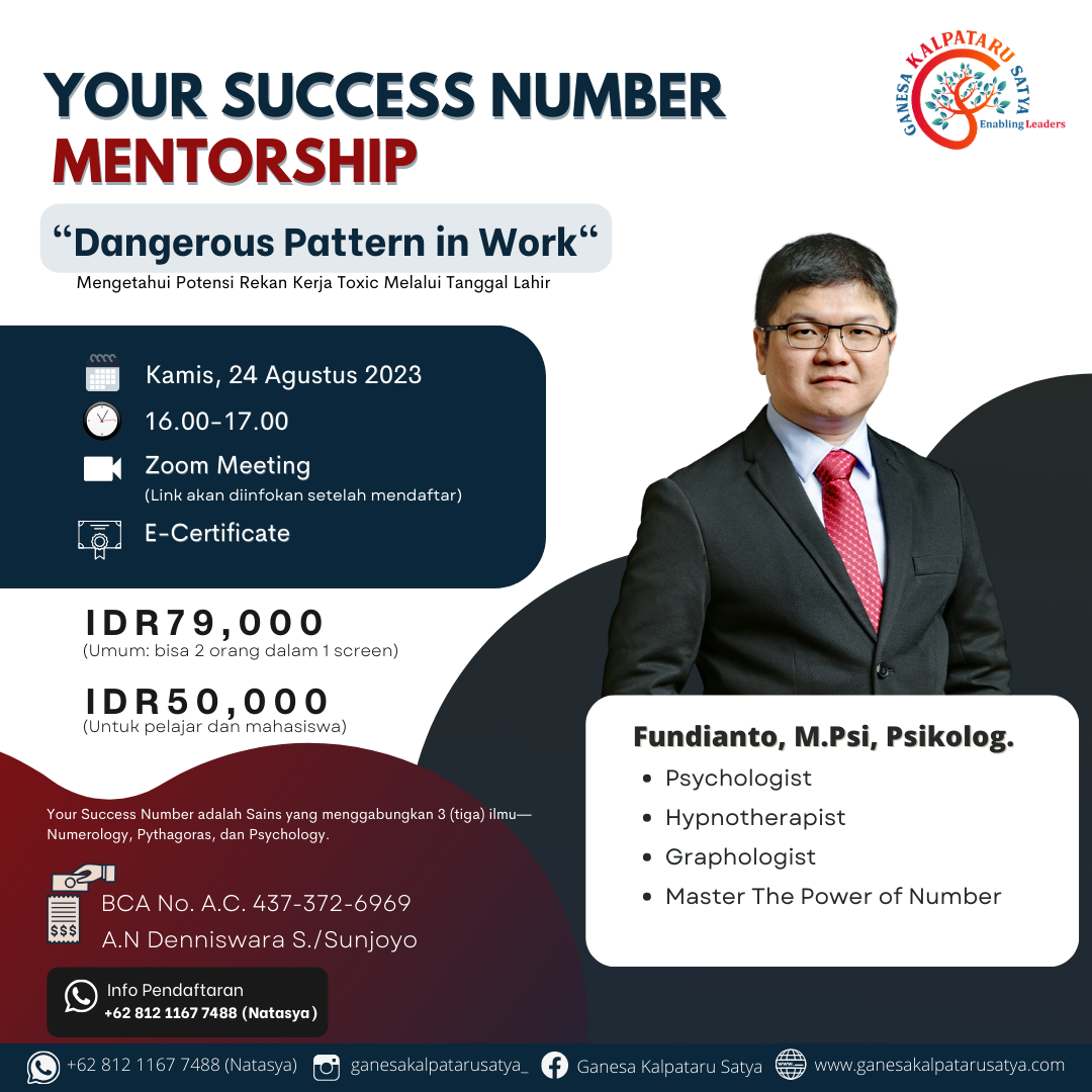 Your Success Number Mentorship: Dangerous Pattern in Work