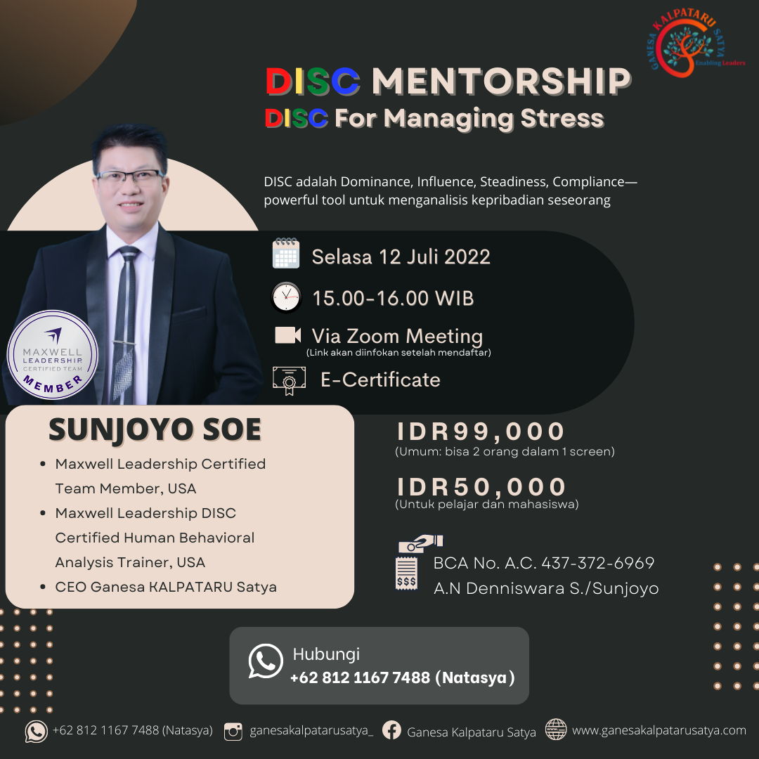 DISC Mentorship: DISC for Managing Stress