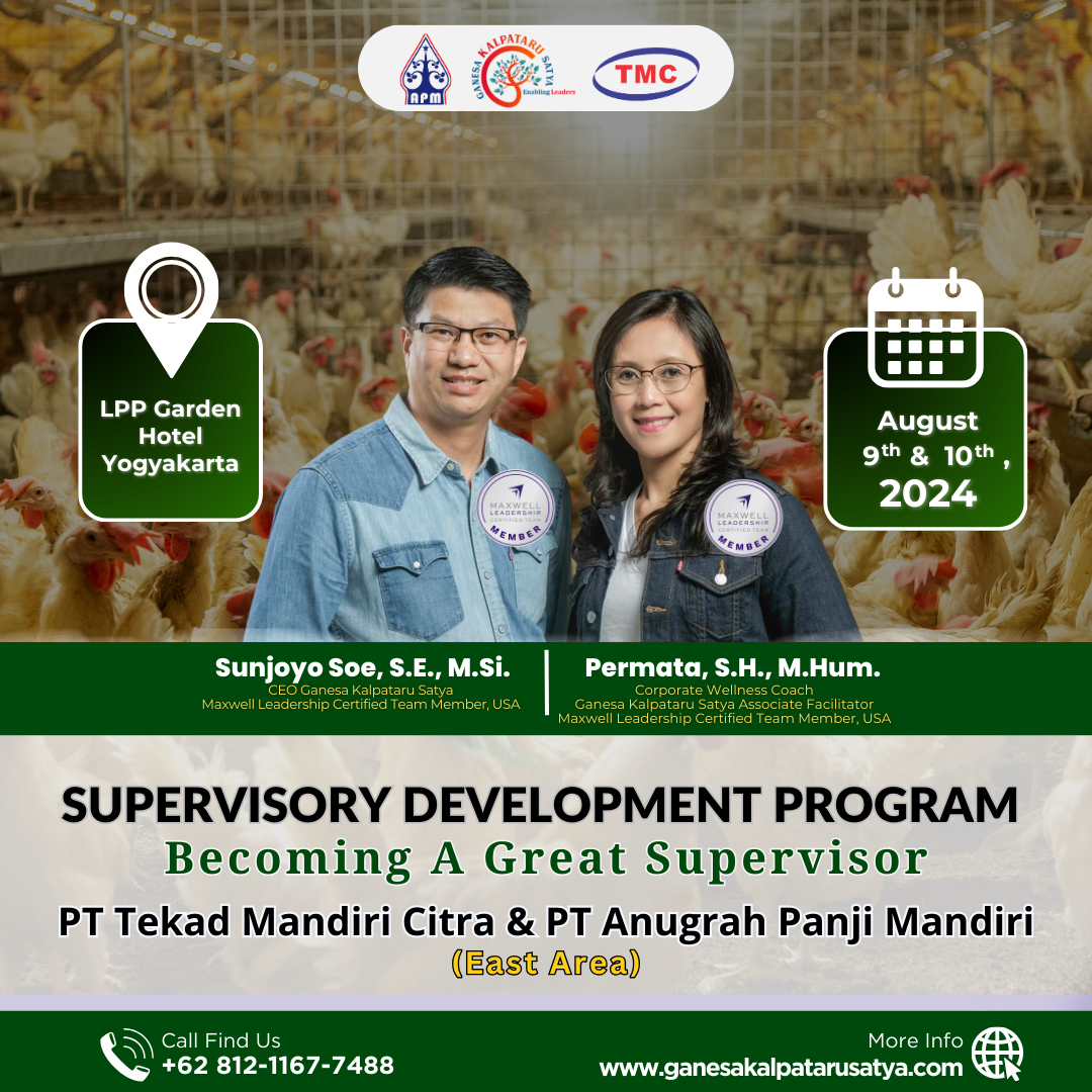 Supervisory Development Program: Be A Great Supervisor - PT Tekad Mandiri Citra & PT Anugrah Panji Mandiri [Area Barat]