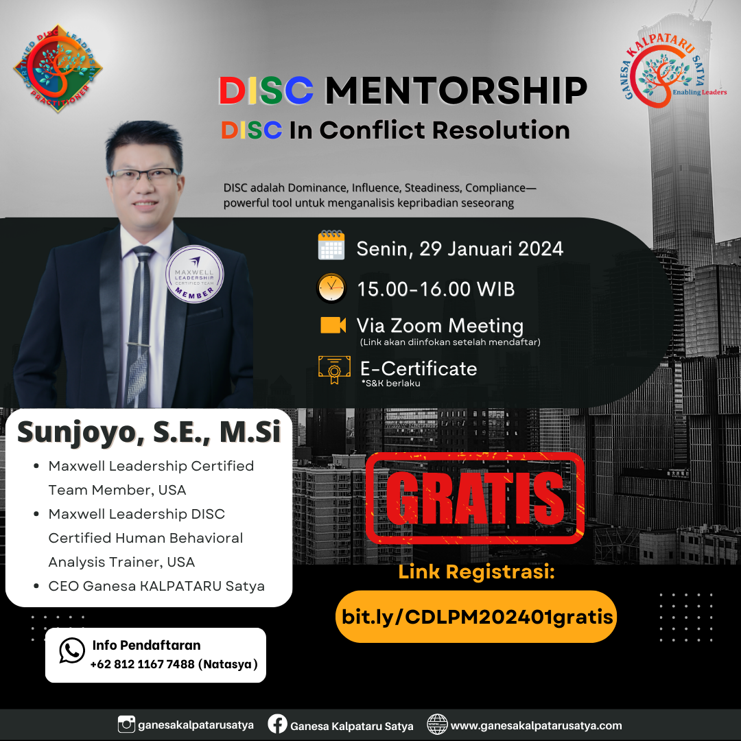 DISC Mentorship: DISC In Conflict Resolution
