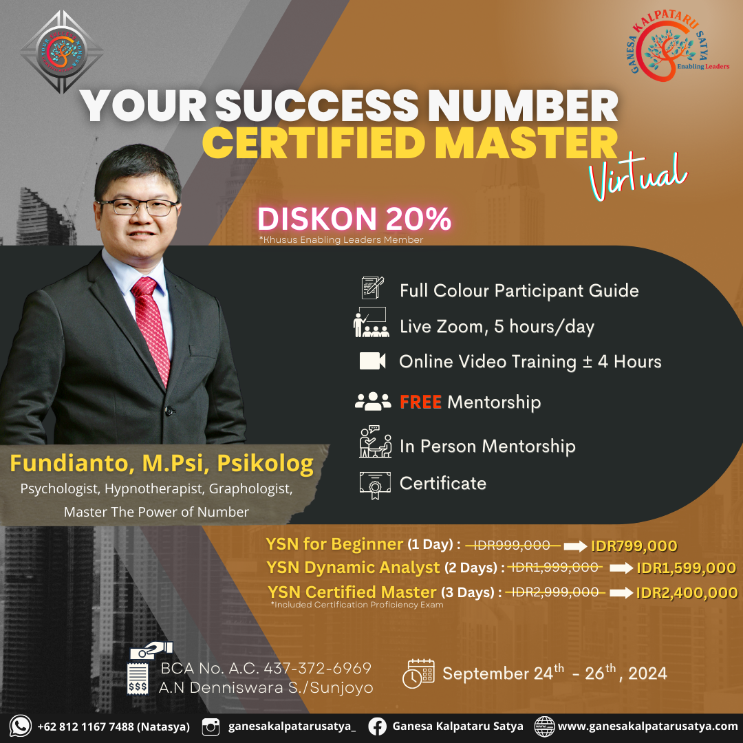 Your Success Number Certified Master