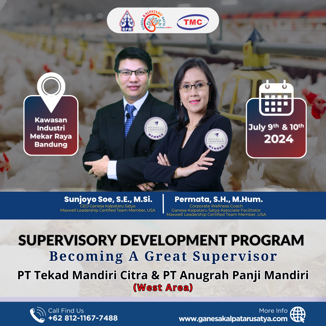 Supervisory Development Program: Be A Great Supervisor - PT Tekad Mandiri Citra & PT Anugrah Panji Mandiri [Area Barat]