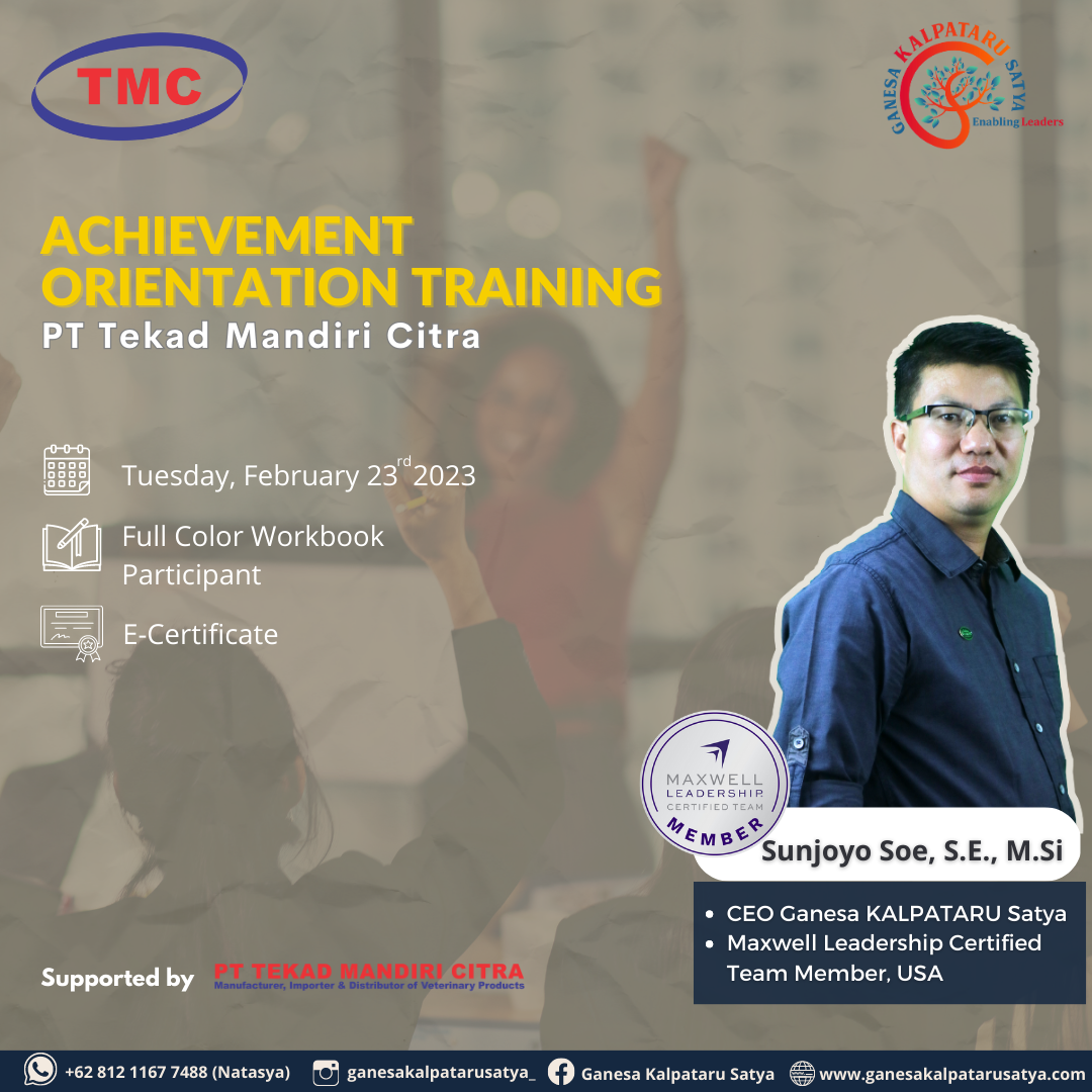 Achievement Orientation Training PT Tekad Mandiri Citra