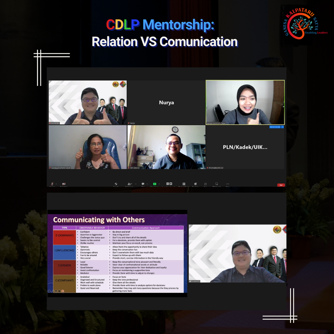 CDLP Mentorship: Relation VS Comunication