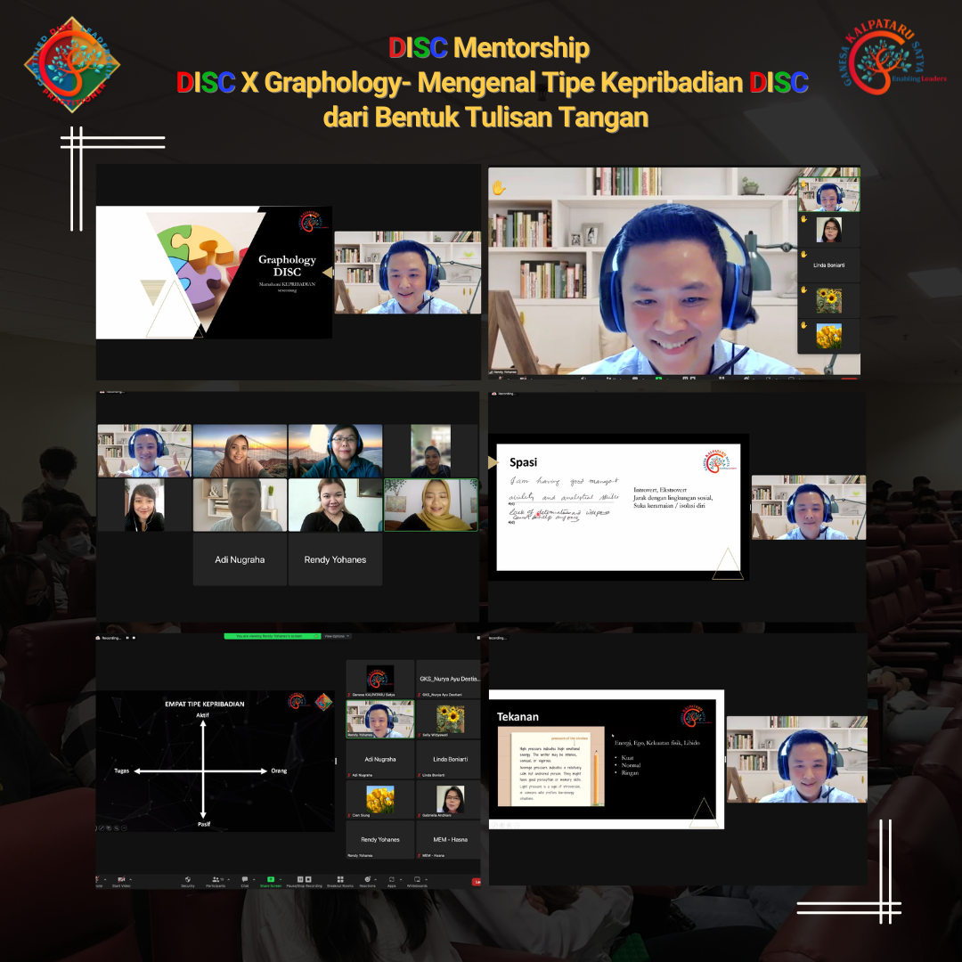DISC Mentorship DISC X Grapology-Mengenal Tipe Kepribadian SIDC dari Bentuk Tulisan Tangan