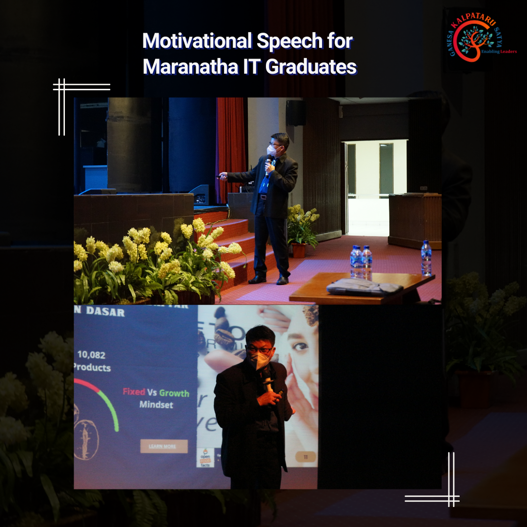 Motivational Speech for Maranatha IT Graduates