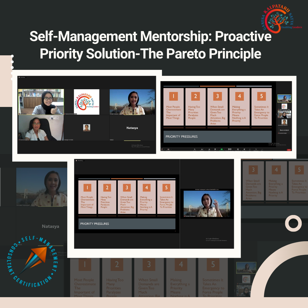 Self-Management Mentorship: Proactive Priority Solution-The Pareto Principle