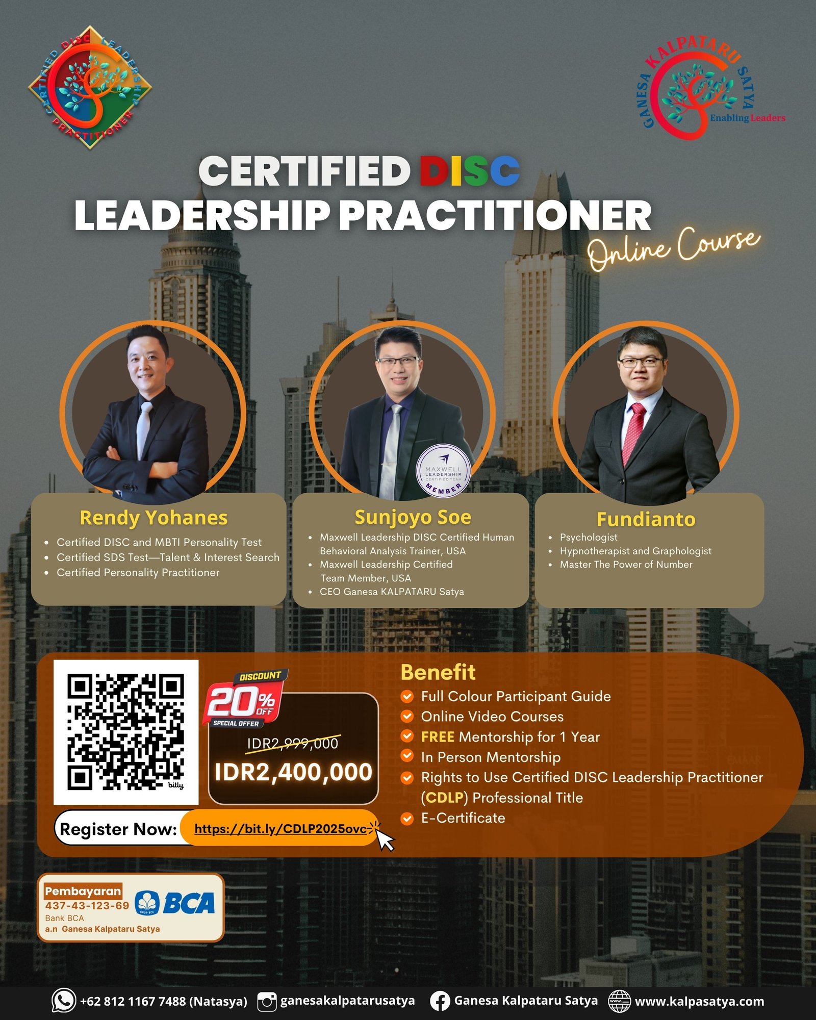 Certified DISC Leadership Practitioner
